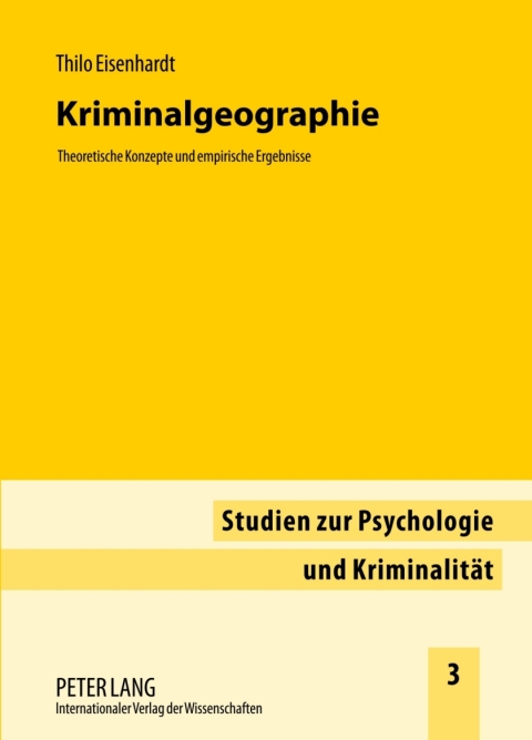 Cover image for book Kriminalgeographie