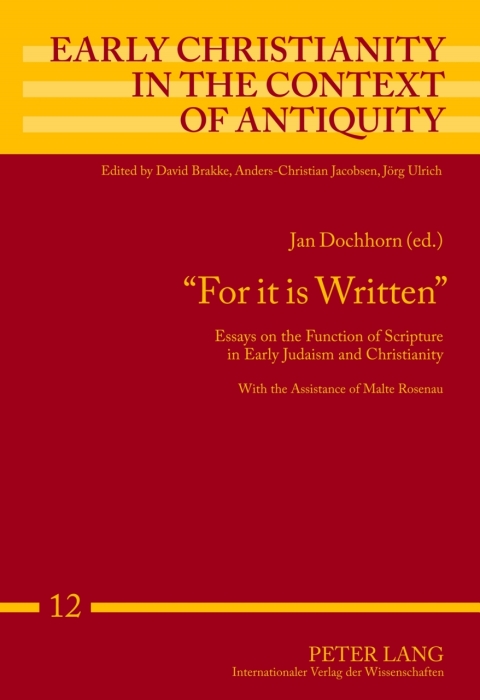 Cover image for book «For it is Written»