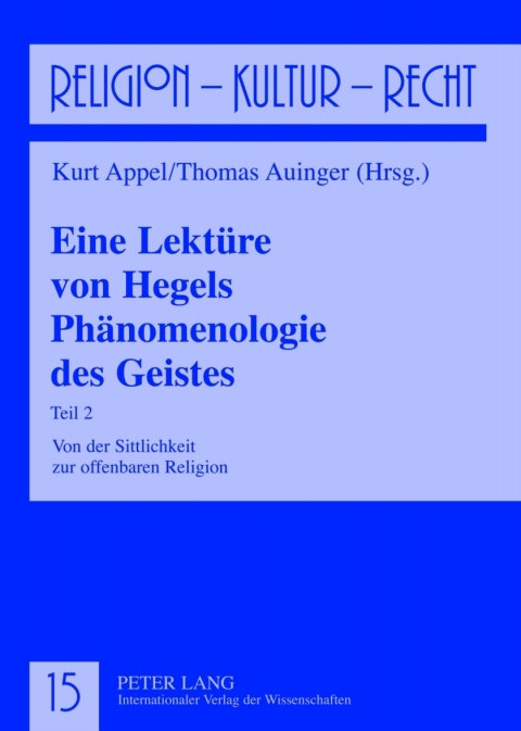 Cover image for book Eine Lektuere von Hegels Phaenomenologie des Geistes