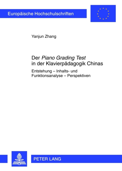 Cover image for book Der «Piano Grading Test» in der Klavierpaedagogik Chinas