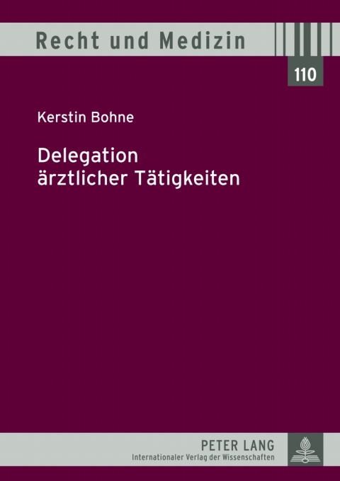 Cover image for book Delegation aerztlicher Taetigkeiten