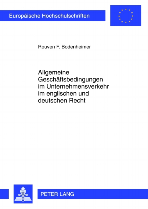 Cover image for book Allgemeine Geschaeftsbedingungen im Unternehmensverkehr im englischen und deutschen Recht