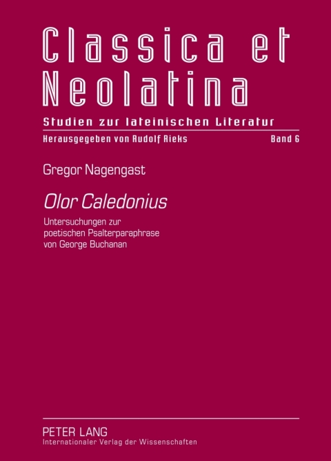 Cover image for book «Olor Caledonius»