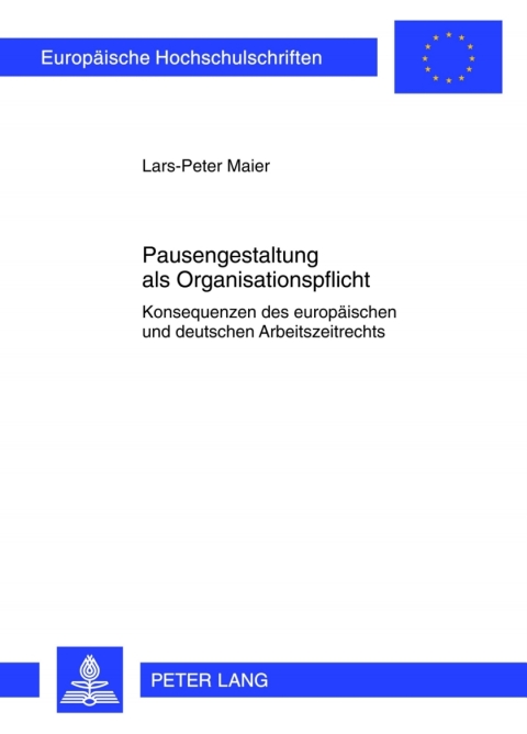 Cover image for book Pausengestaltung als Organisationspflicht