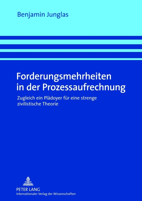 Cover image for book Forderungsmehrheiten in der Prozessaufrechnung