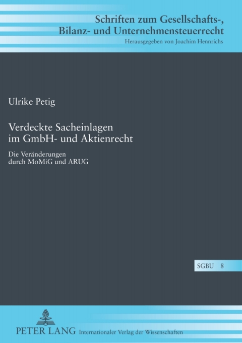 Cover image for book Verdeckte Sacheinlagen im GmbH- und Aktienrecht