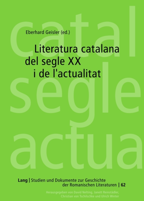 Cover image for book Literatura catalana del segle XX i de l’actualitat