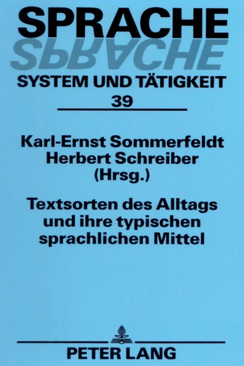 Cover image for book Textsorten des Alltags und ihre typischen sprachlichen Mittel