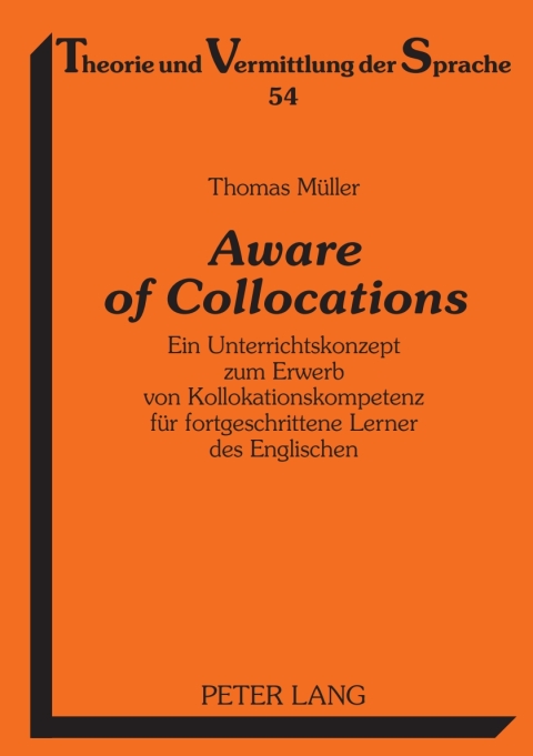 Cover image for book Aware of Collocations