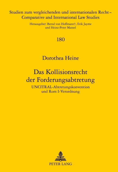 Cover image for book Das Kollisionsrecht der Forderungsabtretung