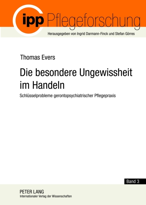 Cover image for book Die besondere Ungewissheit im Handeln