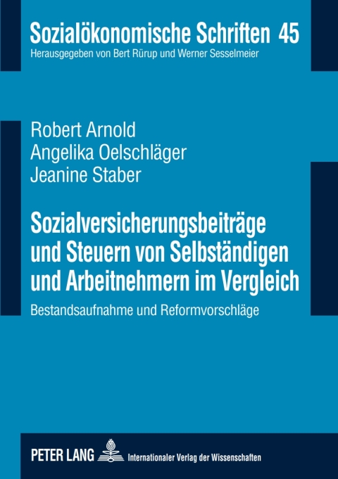 Cover image for book Sozialversicherungsbeitraege und Steuern von Selbstaendigen und Arbeitnehmern im Vergleich