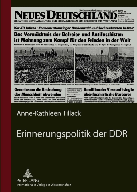 Cover image for book Erinnerungspolitik der DDR
