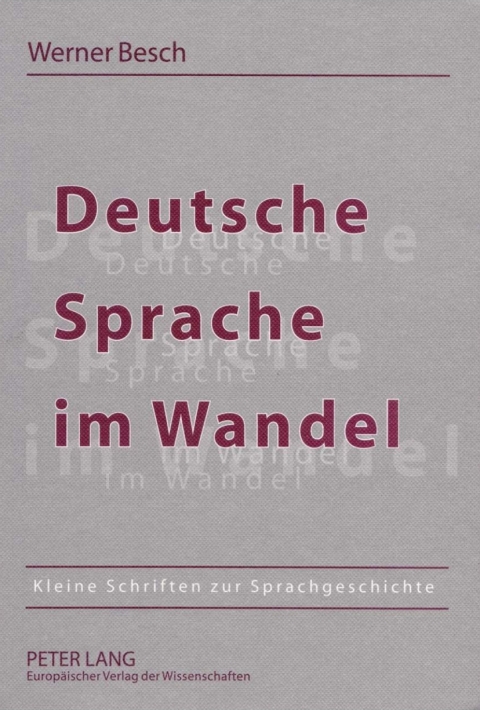 Cover image for book Deutsche Sprache im Wandel