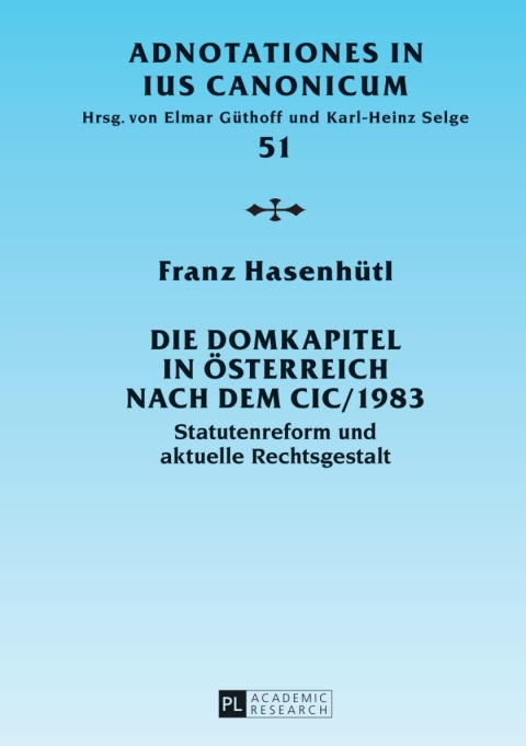 Cover image for book Die Domkapitel in Oesterreich nach dem CIC/1983