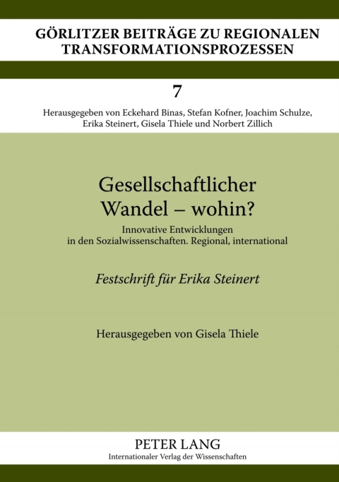 Cover image for book Gesellschaftlicher Wandel – wohin?