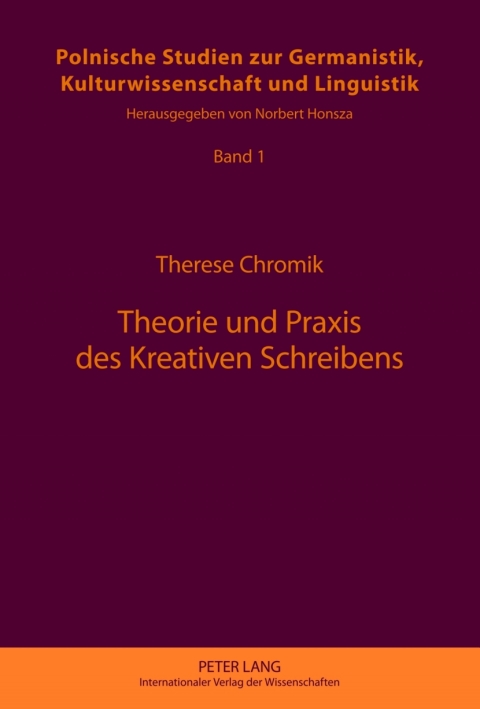 Cover image for book Theorie und Praxis des Kreativen Schreibens