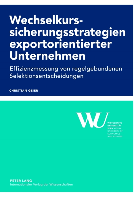 Cover image for book Wechselkurssicherungsstrategien exportorientierter Unternehmen