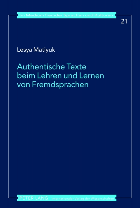 Cover image for book Authentische Texte beim Lehren und Lernen von Fremdsprachen