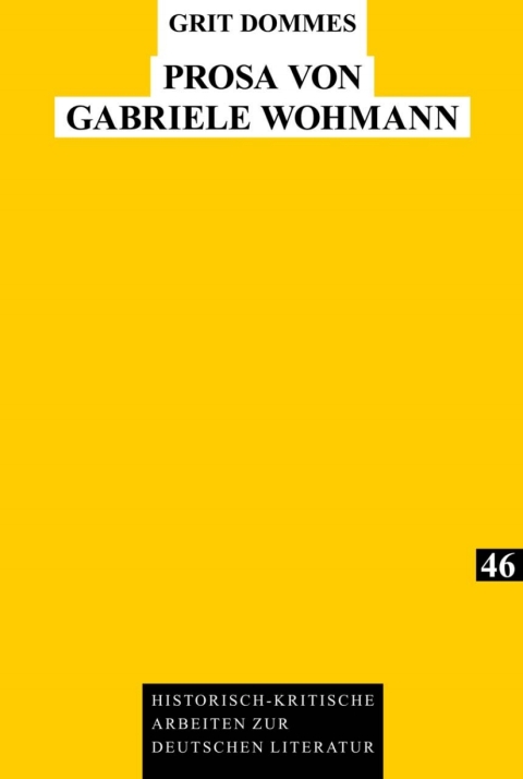 Cover image for book Prosa von Gabriele Wohmann