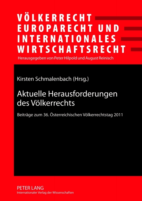 Cover image for book Aktuelle Herausforderungen des Voelkerrechts