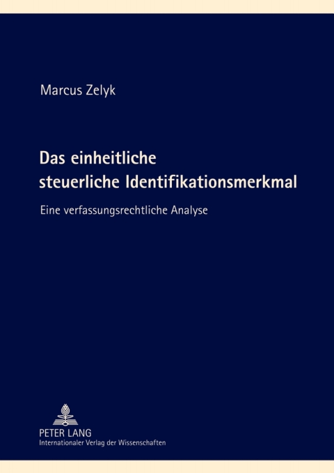 Cover image for book Das einheitliche steuerliche Identifikationsmerkmal