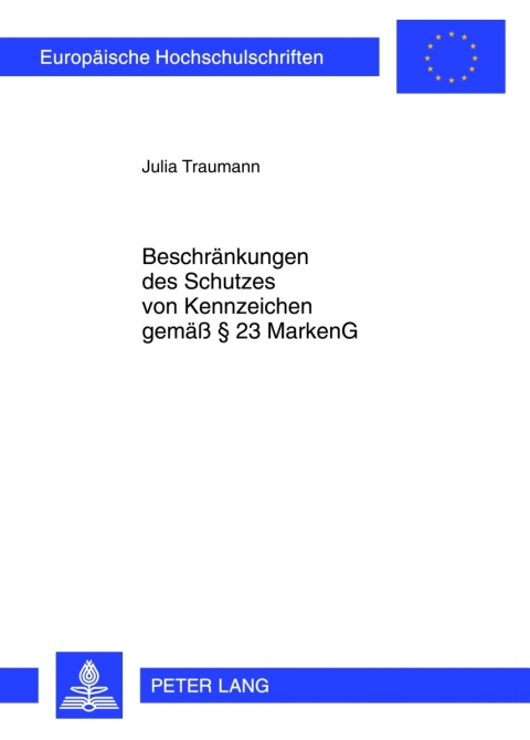 Cover image for book Beschraenkungen des Schutzes von Kennzeichen gemaeß § 23 MarkenG