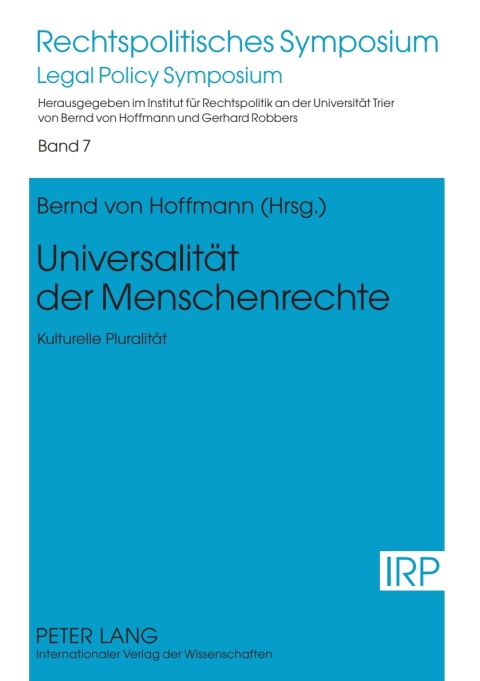 Cover image for book Universalitaet der Menschenrechte
