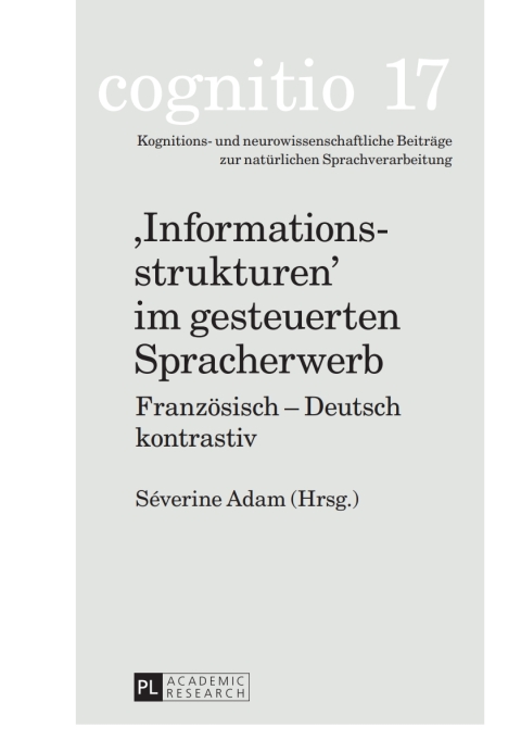 Cover image for book «Informationsstrukturen» im gesteuerten Spracherwerb