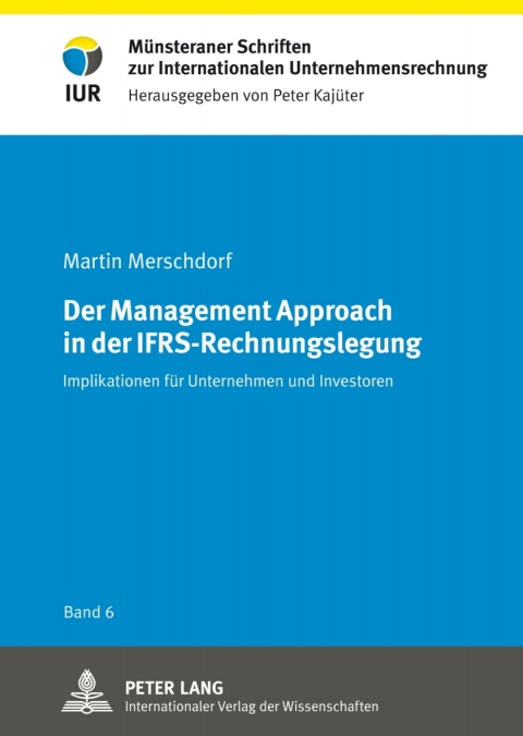 Cover image for book Der Management Approach in der IFRS-Rechnungslegung