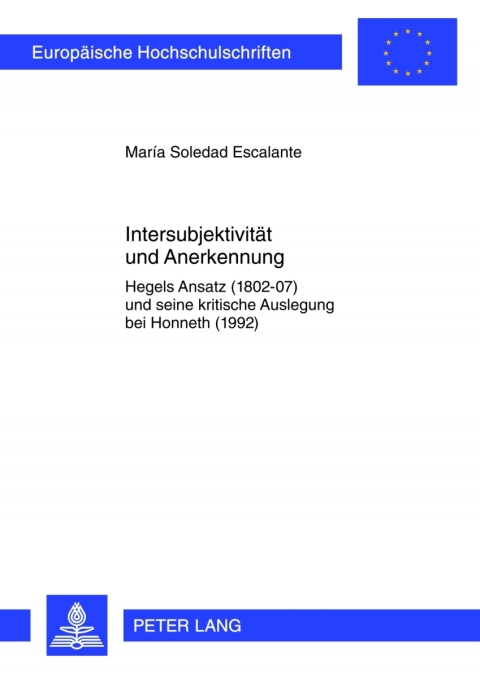 Cover image for book Intersubjektivitaet und Anerkennung