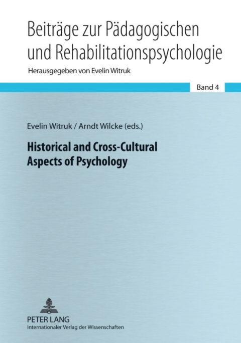 Cover image for book Historical and Cross-Cultural Aspects of Psychology