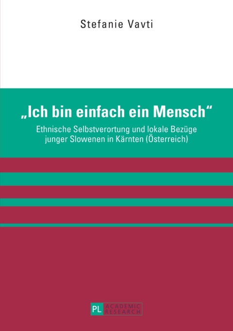 Cover image for book «Ich bin einfach ein Mensch»