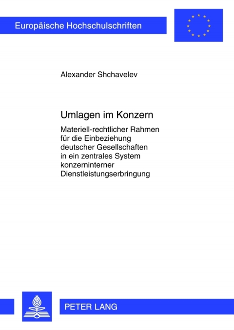 Cover image for book Umlagen im Konzern