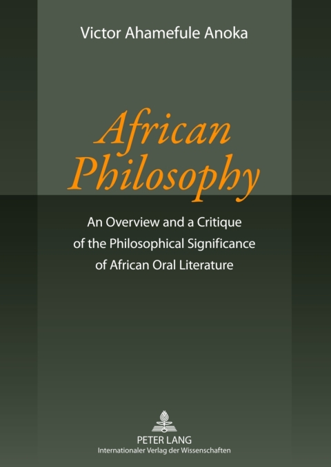 Cover image for book African Philosophy