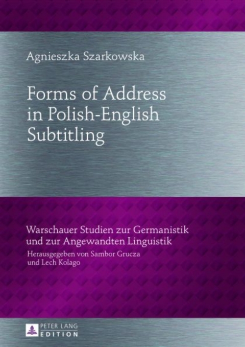 Cover image for book Forms of Address in Polish-English Subtitling
