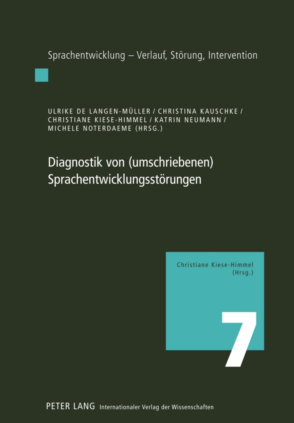 Diagnostik von (umschriebenen) SprachentwicklungsstÃ¶rungen - 1st Edition (eBook)