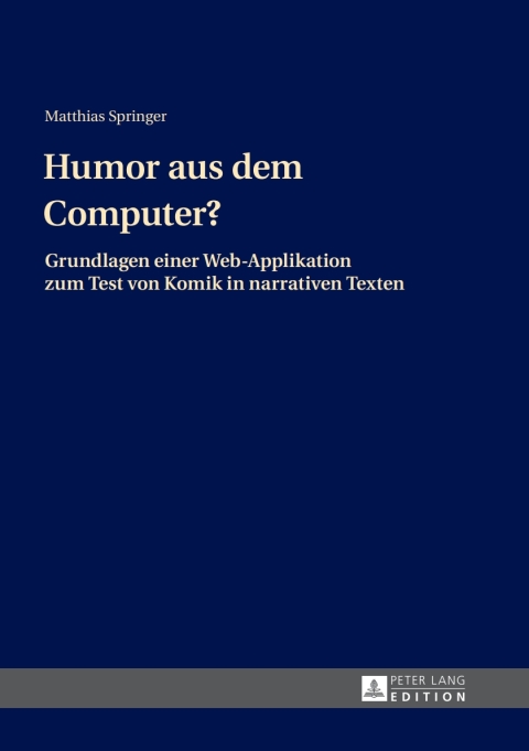 Cover image for book Humor aus dem Computer?