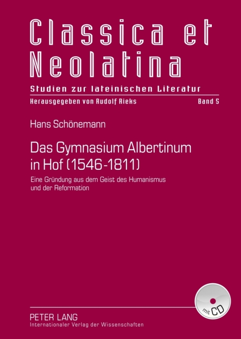 Cover image for book Das Gymnasium Albertinum in Hof (1546-1811)