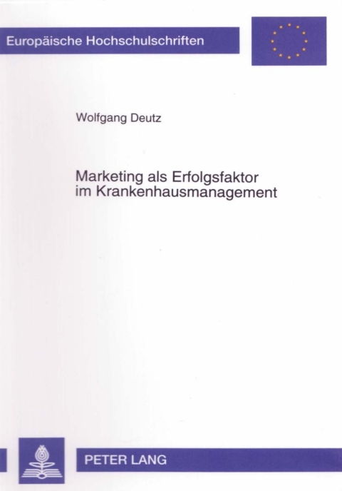 Cover image for book Marketing als Erfolgsfaktor im Krankenhausmanagement