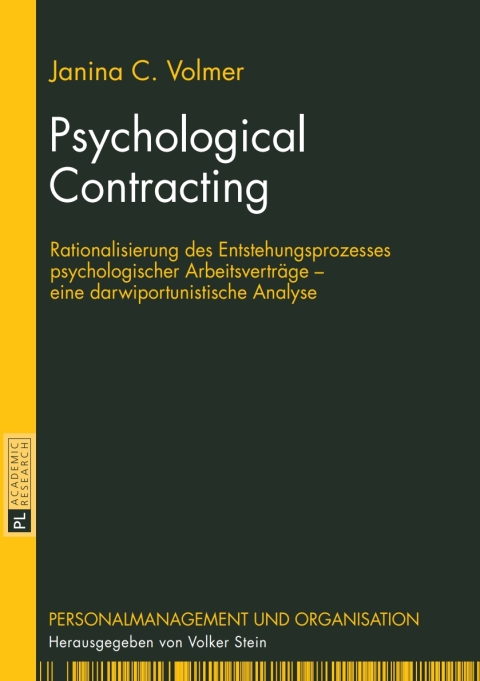 Cover image for book Psychological Contracting