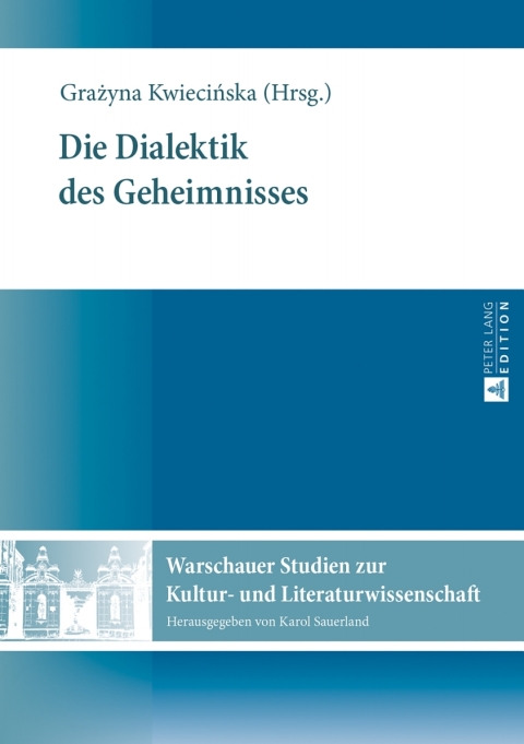 Cover image for book Die Dialektik des Geheimnisses