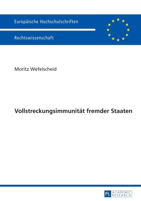 Cover image for book Vollstreckungsimmunitaet fremder Staaten