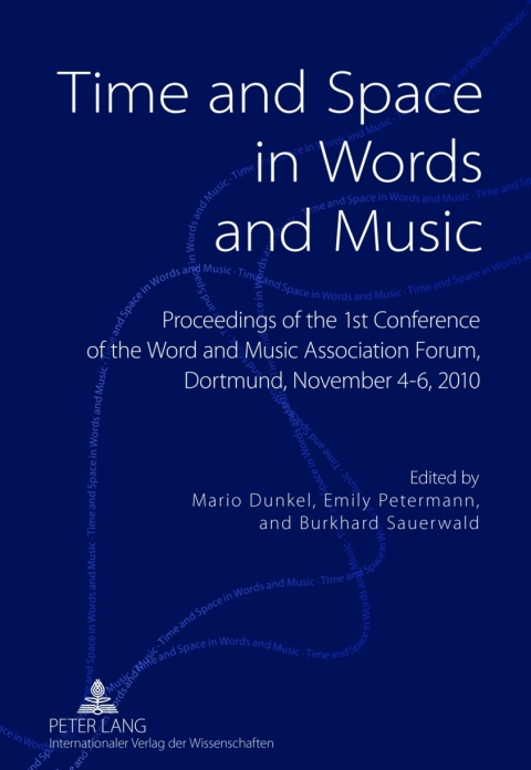 Cover image for book Time and Space in Words and Music