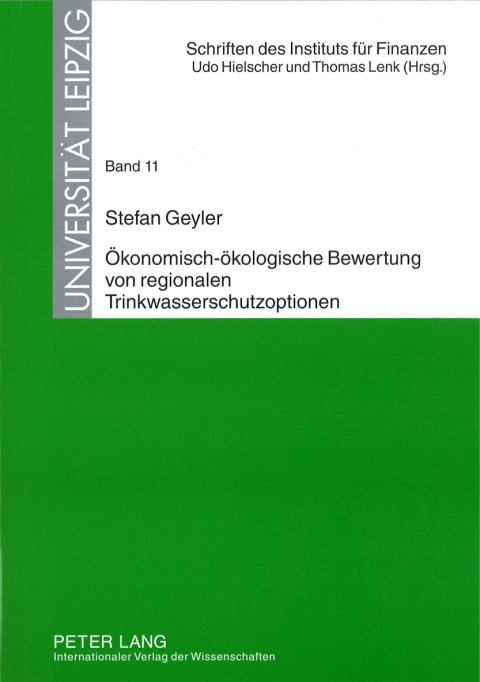 Cover image for book Oekonomisch-oekologische Bewertung von regionalen Trinkwasserschutzoptionen