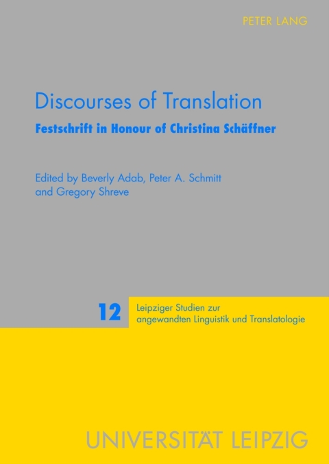 Cover image for book Discourses of Translation