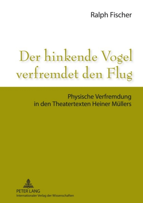 Cover image for book Der hinkende Vogel verfremdet den Flug