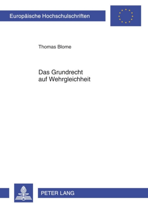 Cover image for book Das Grundrecht auf Wehrgleichheit