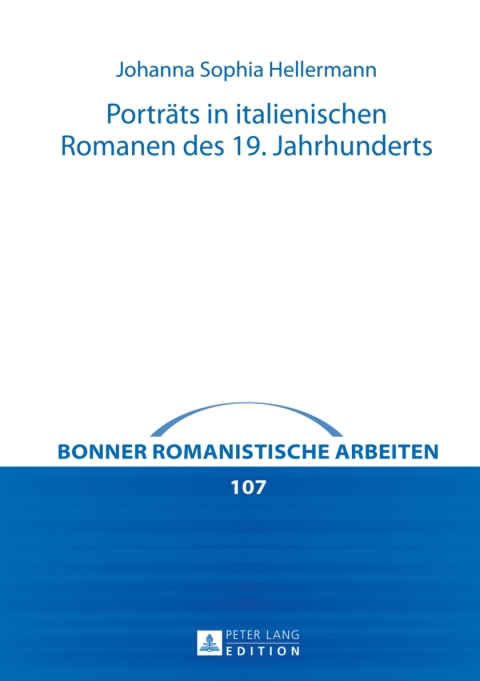 Cover image for book Portraets in italienischen Romanen des 19. Jahrhunderts