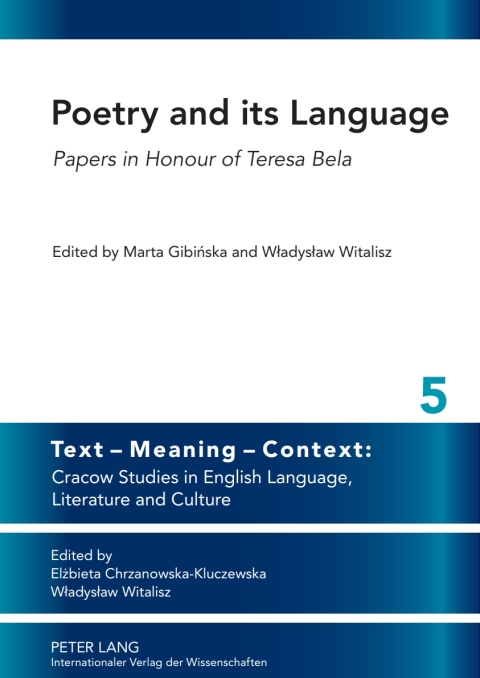 Cover image for book Poetry and its Language